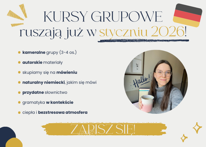 kursy grupowe z niemieckiego ruszają w styczniu 2026